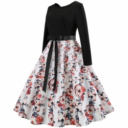  krátké šaty s rukávy retro květované vintage 50´s 60´s růže